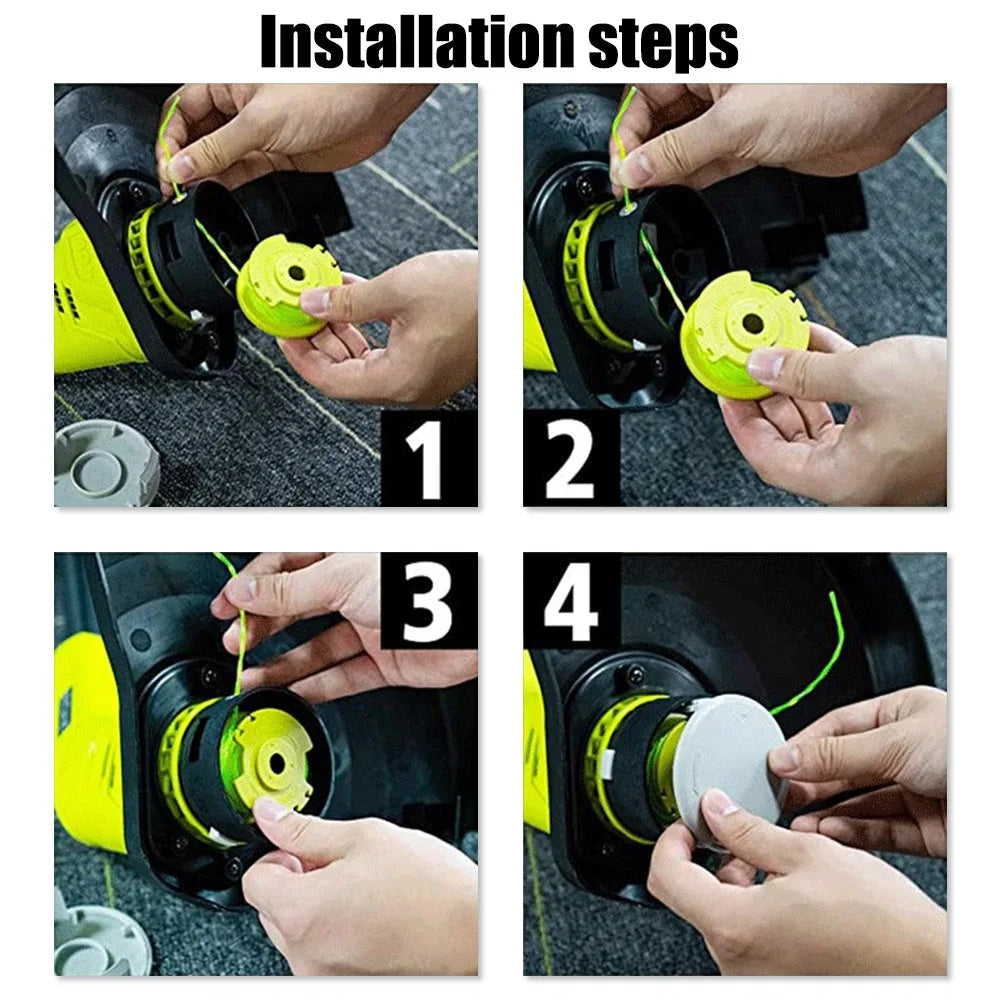 A36T-AC80RL3 Replacement Spool Line For Ryobi One Plus+ 18V, 24V, And 40V Cordless Trimmers, Weed Eater String Auto-Feed Peaceful Pleasures Health and Wellness