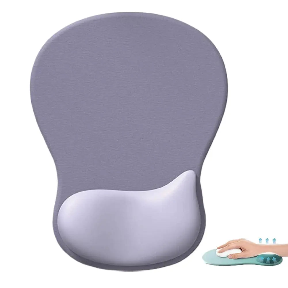 Ergonomic Wrist Rest Mouse Pad Comfortable Wrist Rest Support Mouse Pad Pain Relief Non Slip Gaming Mouse Pad for Computer Peaceful Pleasures Health and Wellness E