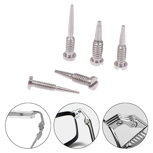 100-Piece Eyeglass Spring Hinge Screws – Self-Aligning Repair Kit Eyeglass Repair Screws Oasis Select