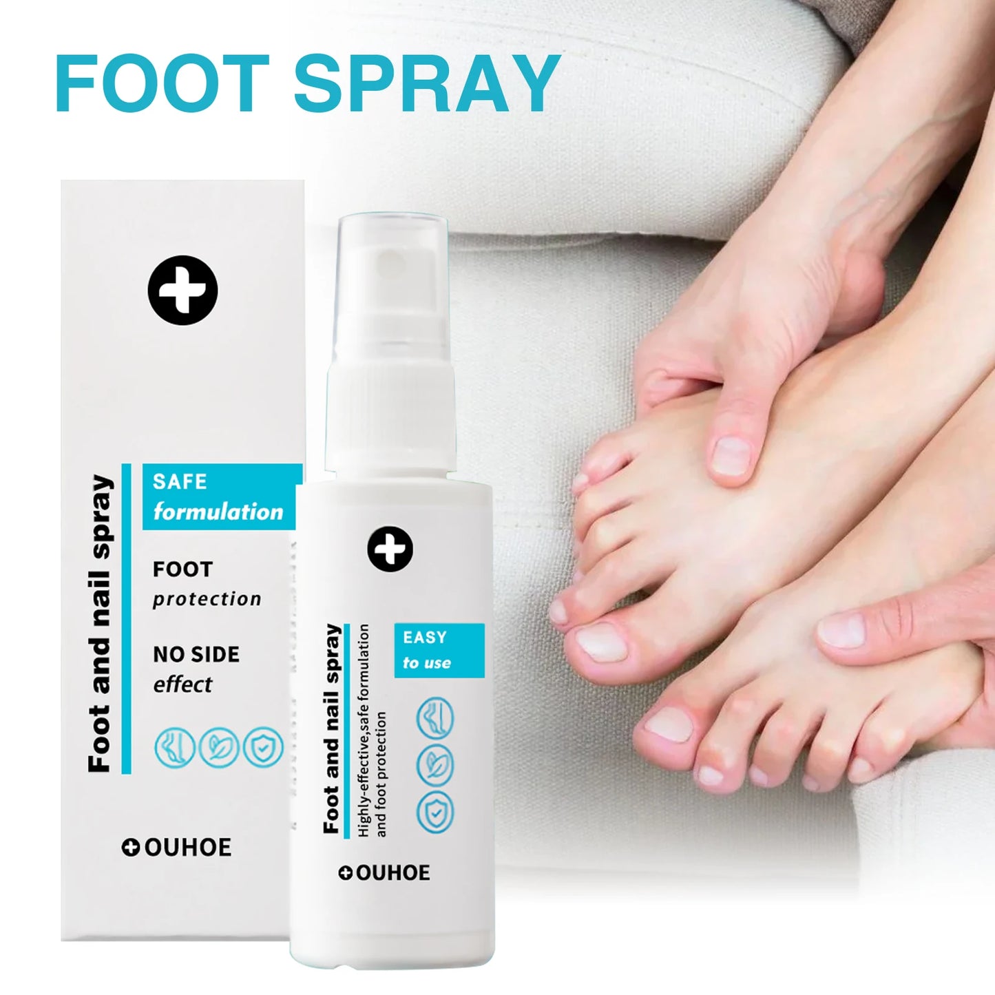 Foot Moisturizing Spray | Glycerin & Sophora Root Hydrating Mist