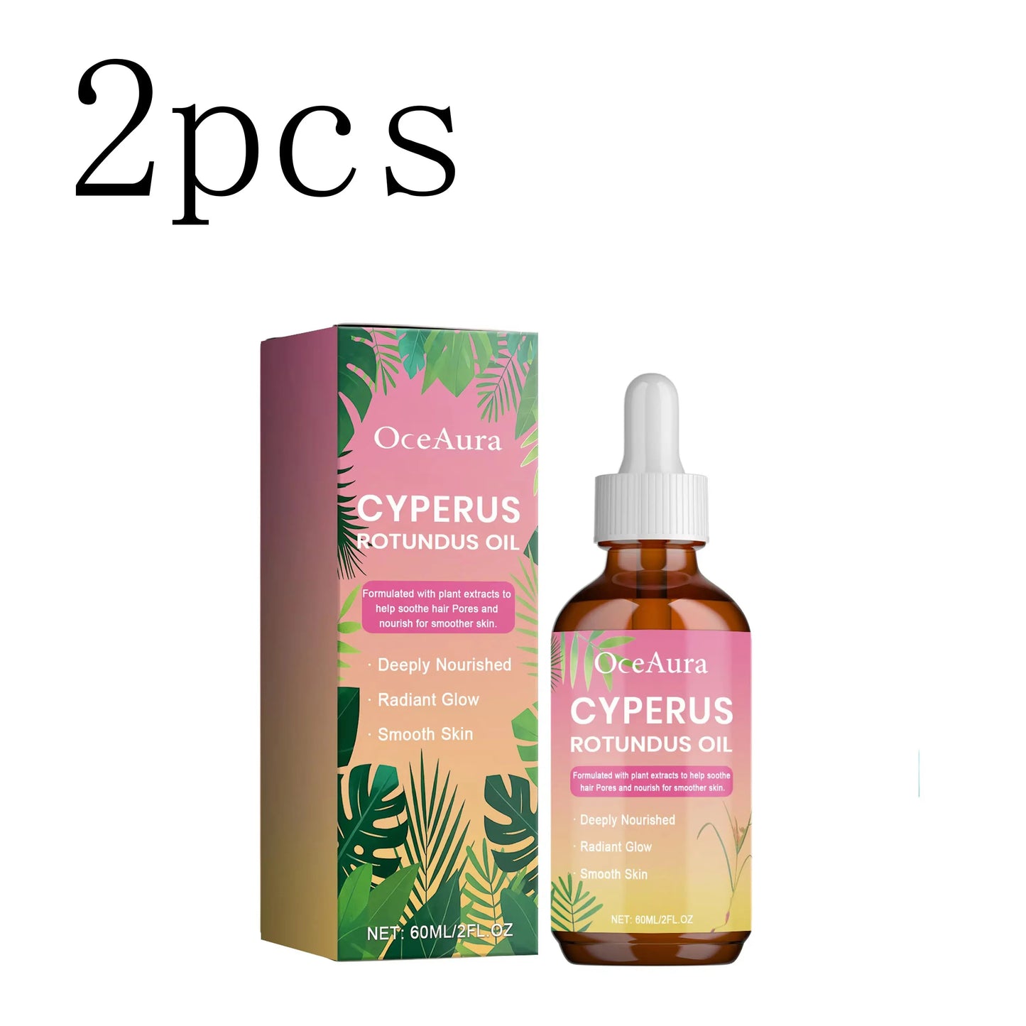 OceAura Cyperus Oil Hair Removal Essence – Gentle & Softening