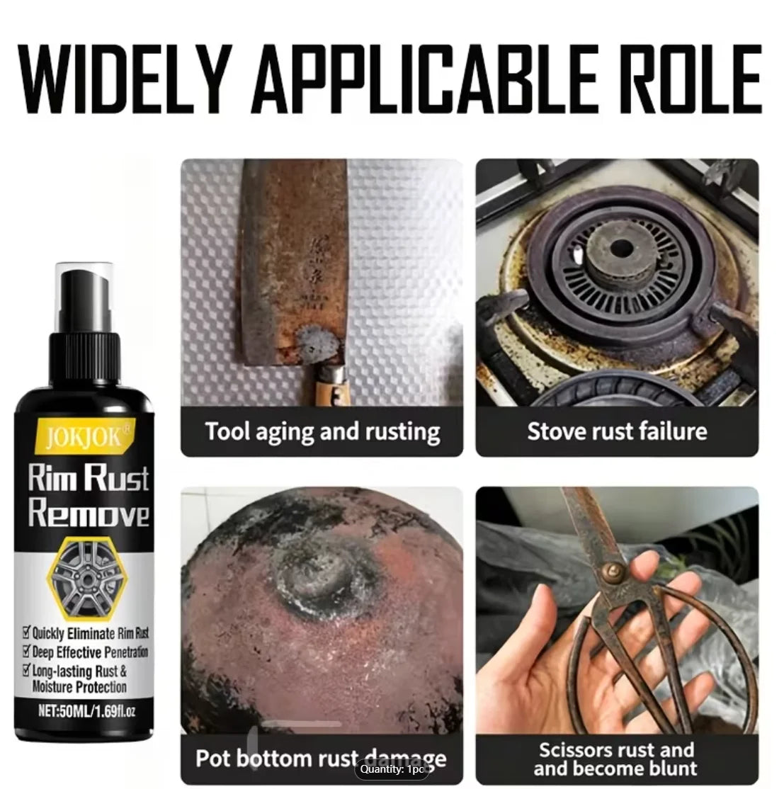 Rim Rust Remover Spray – Wheel, Brake Disc & Metal Cleaner