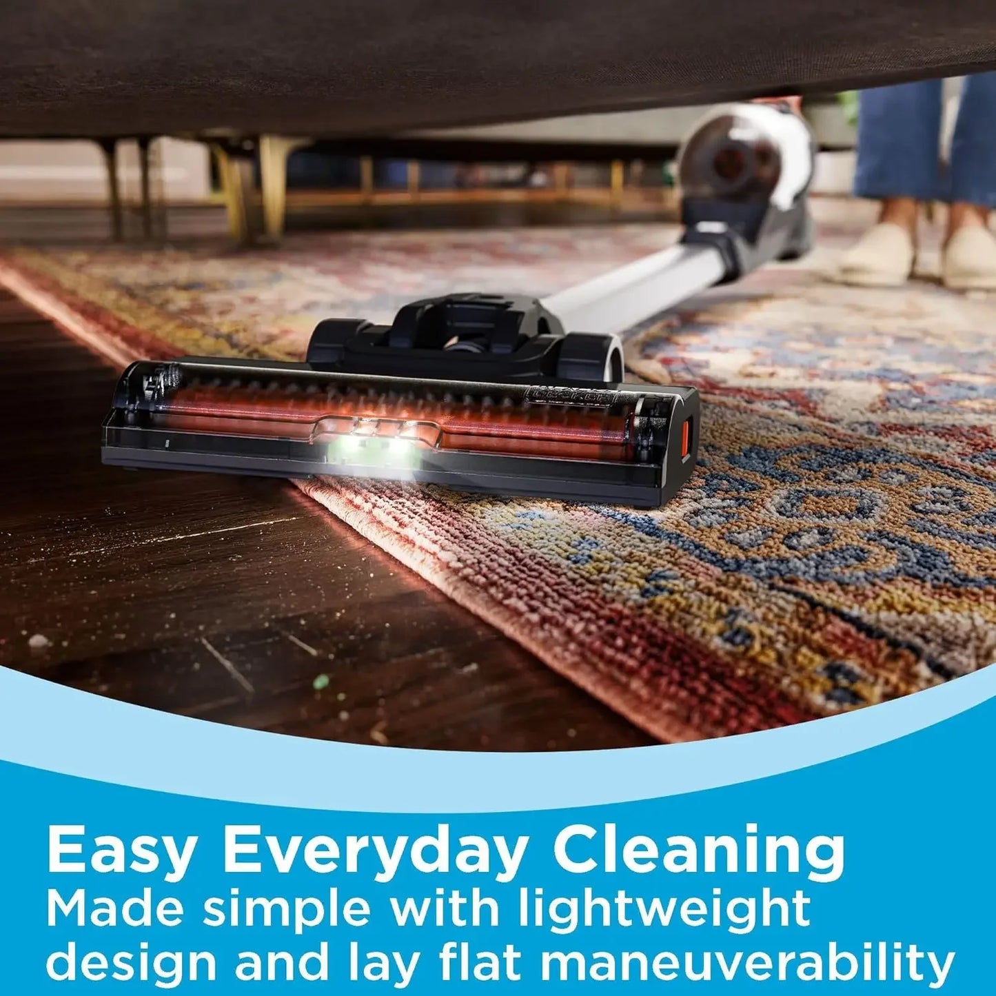 20V MAX Cordless Stick Vacuum – LED Lights, Anti-Tangle, Hardwood & Carpet Vacuum Cleaners Peaceful Pleasures Health and Wellness