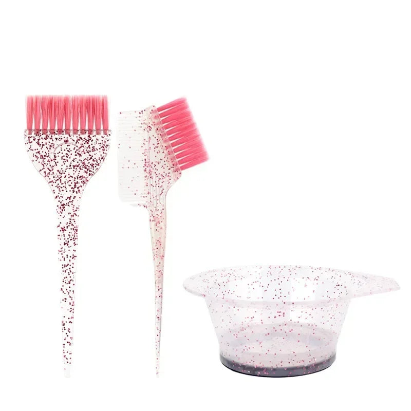Hair Dye Mixing Bowl with Applicator & Ear Caps Set