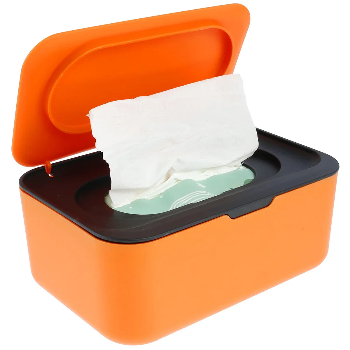 Baby Wipes Dispenser with Lid | Dustproof, 120-Wipe Capacity