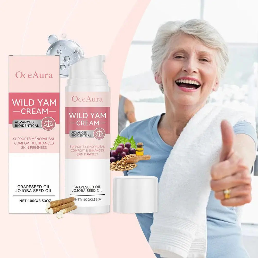 Wild Yam Cream for Women – Natural Estrogen Moisturizer