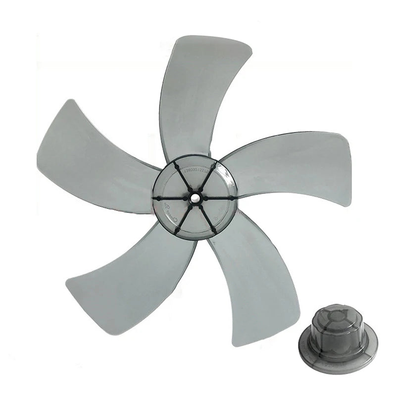 12-Inch 5-Leaf Replacement Fan Blade with Nut Cover | ABS