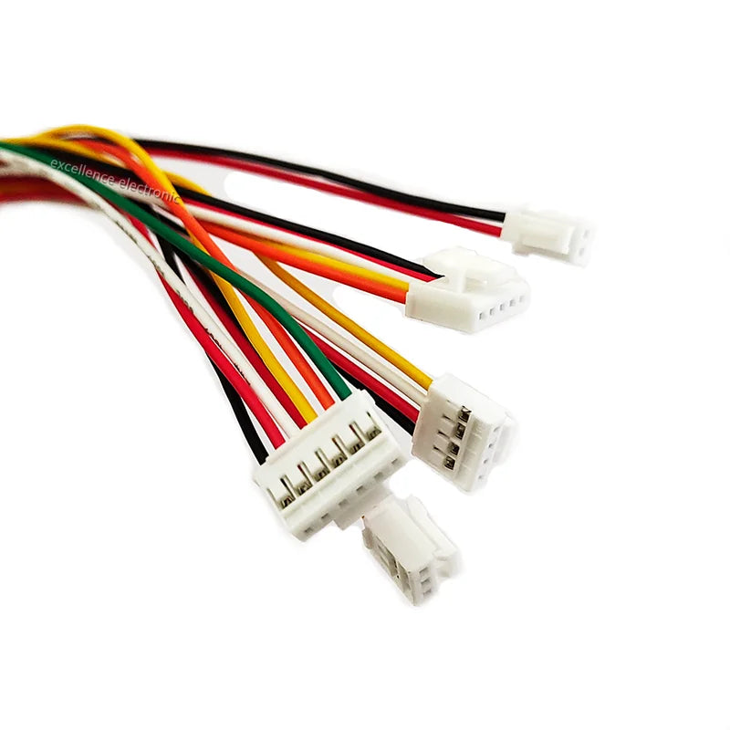 5Pair HY2.0 Plug-in Buckle Terminal Wire 2 3 4 5 6p Male Female 2mm Single Ended Electronic Wire 26AWG Peaceful Pleasures Health and Wellness