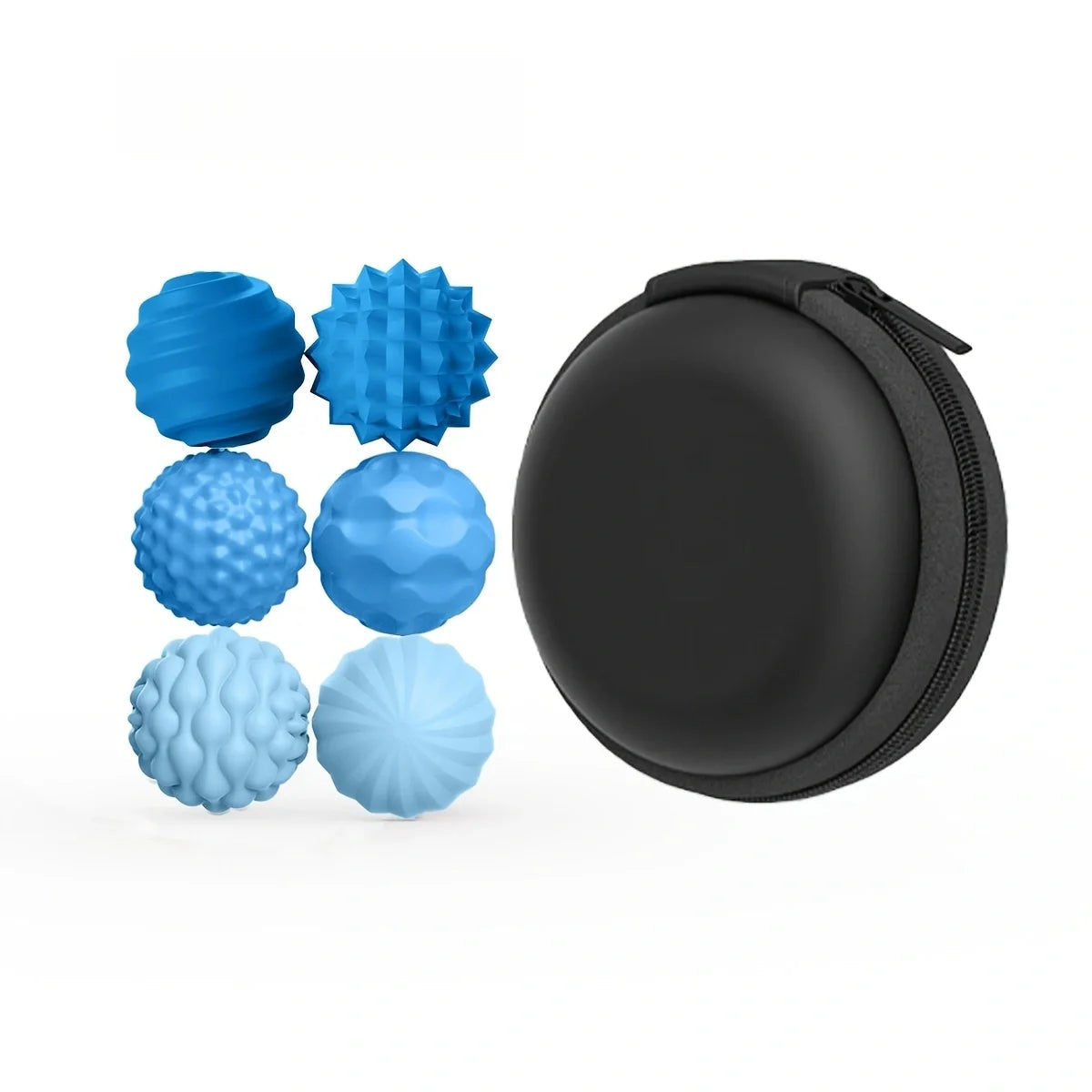 Magnetic Silicone Fidget Balls – Sensory Toy Set 6 or 12 Pcs