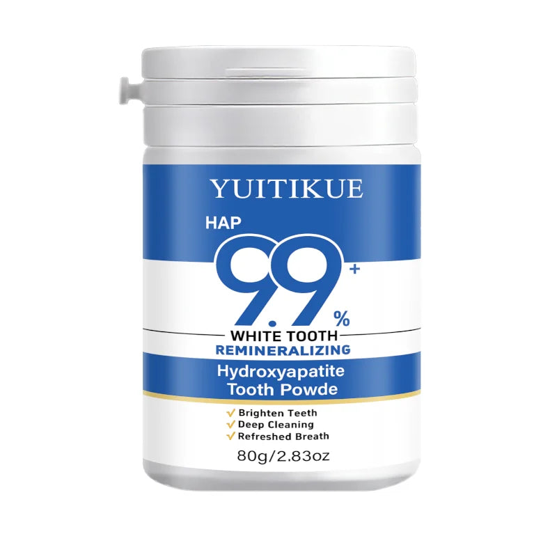 Yuitikue 99% HAP Hydroxyapatite Tooth Powder, Remineralizing Teeth Whitening Powder for Deep Cleaning & Fresh Breath, 80g Peaceful Pleasures Health and Wellness 1pc