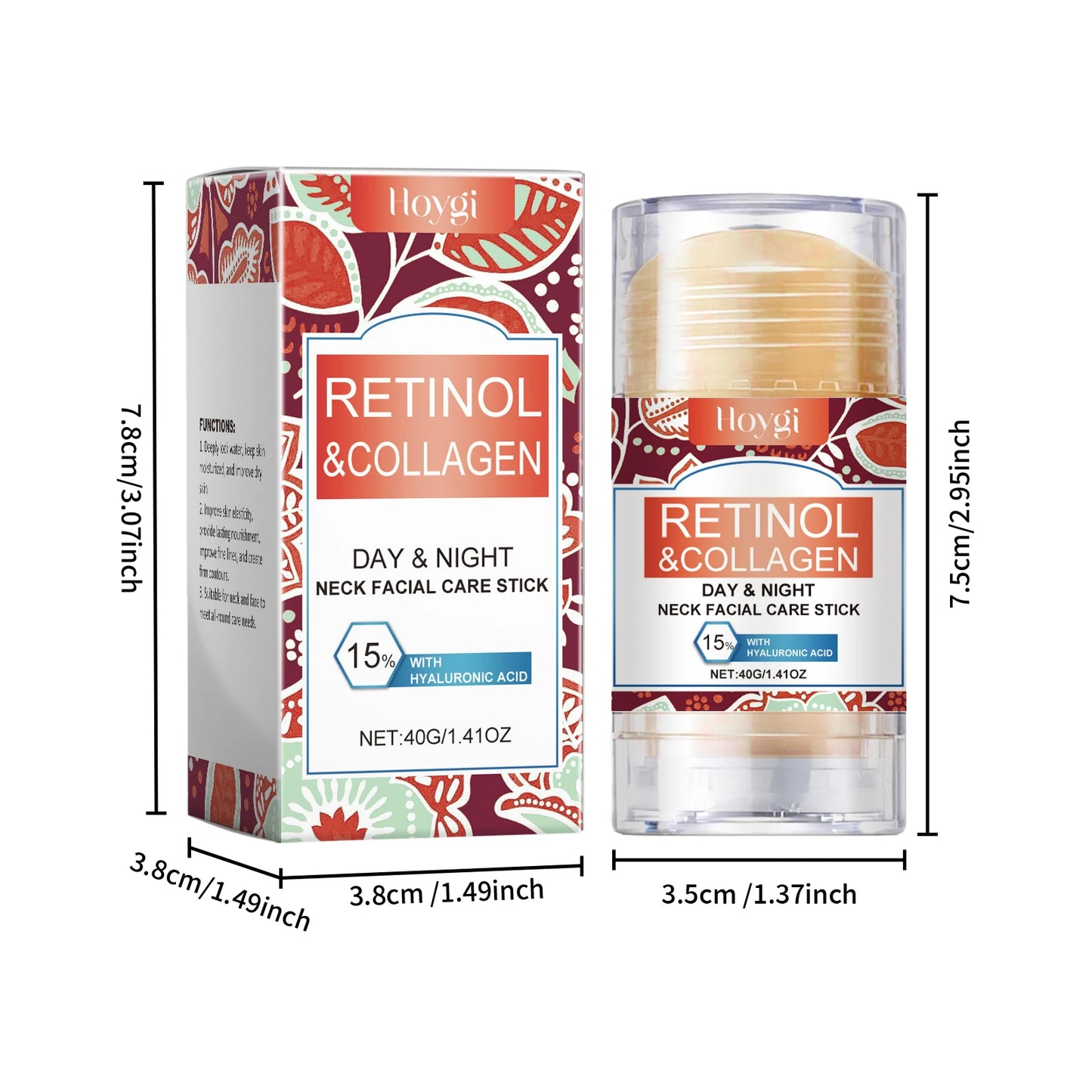 Retinol & Collagen Neck Firming Cream Stick – Anti-Wrinkle