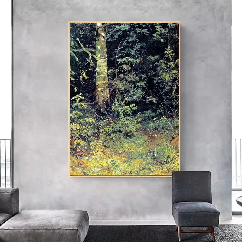 Ivan Shishkin Landscape Canvas Wall Art Print | Unframed