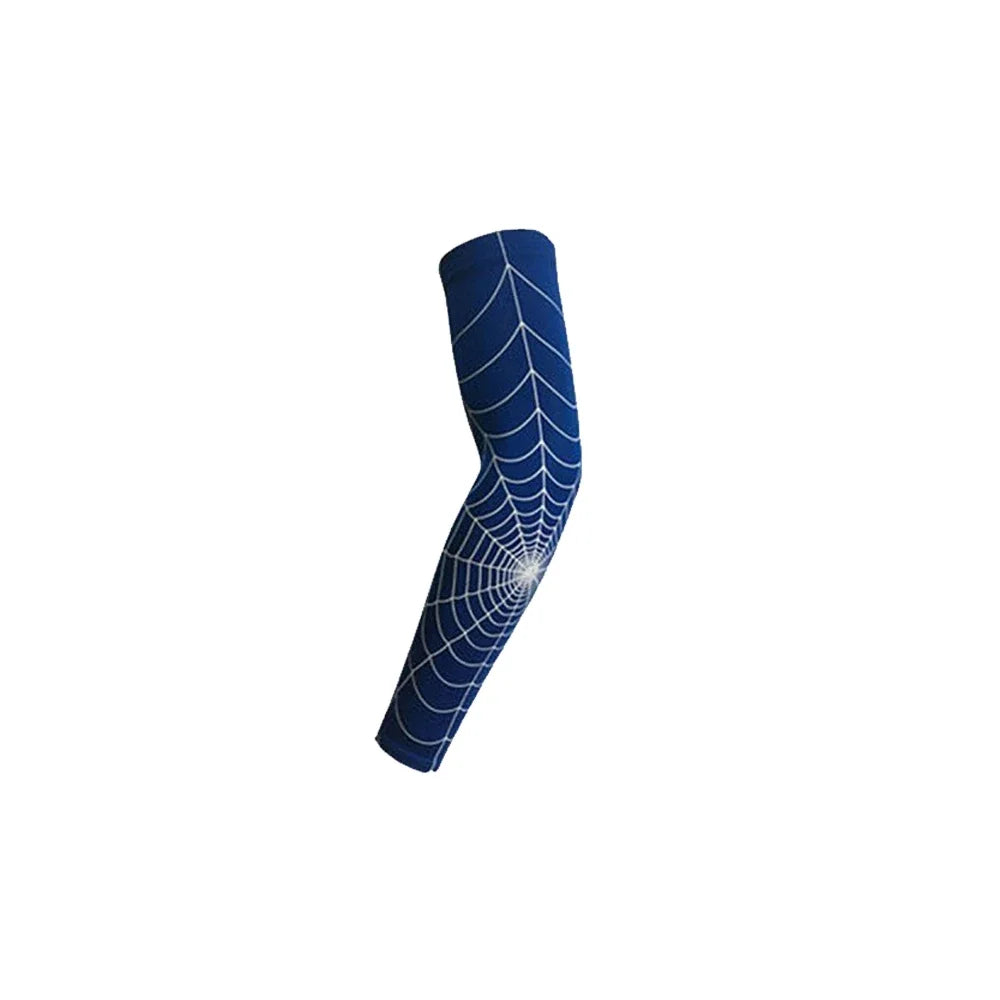 1Pc Soft UV Protection Cooling Arm Sleeves,Sun Protection Arm Cover for Cycling,Running,Tattoo Cover Up Arm Warmer for Men Women Peaceful Pleasures Health and Wellness Blue-1PCS XL