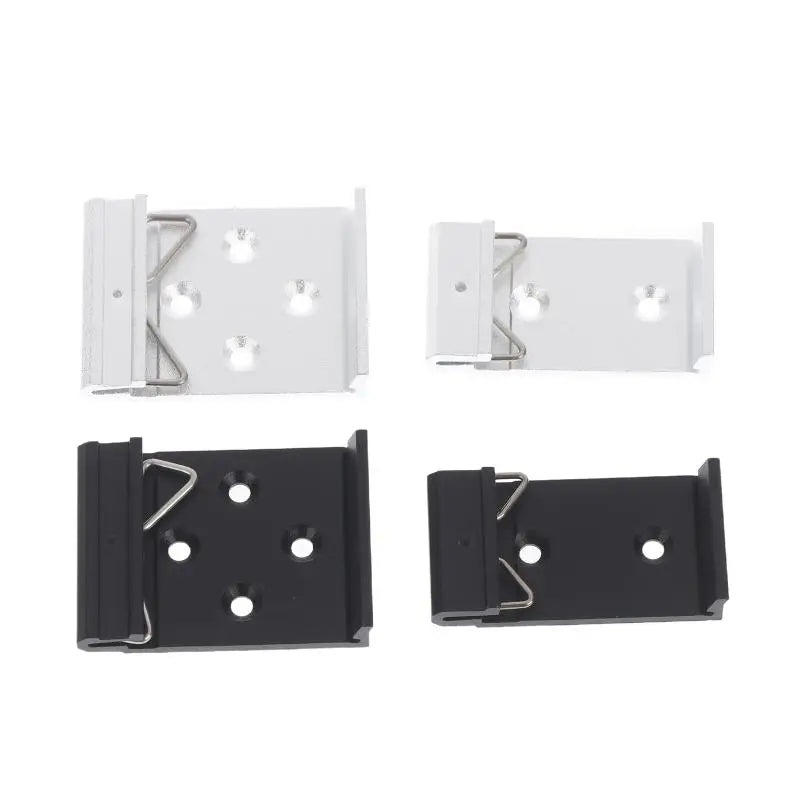 25/35/45MM Metal DIN Rail Fixed Clamp Clip Relay Mounting Buckle Simple Fixing Rack With Mounting Holes Peaceful Pleasures Health and Wellness