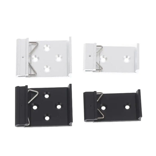 25/35/45MM Metal DIN Rail Fixed Clamp Clip Relay Mounting Buckle Simple Fixing Rack With Mounting Holes Peaceful Pleasures Health and Wellness
