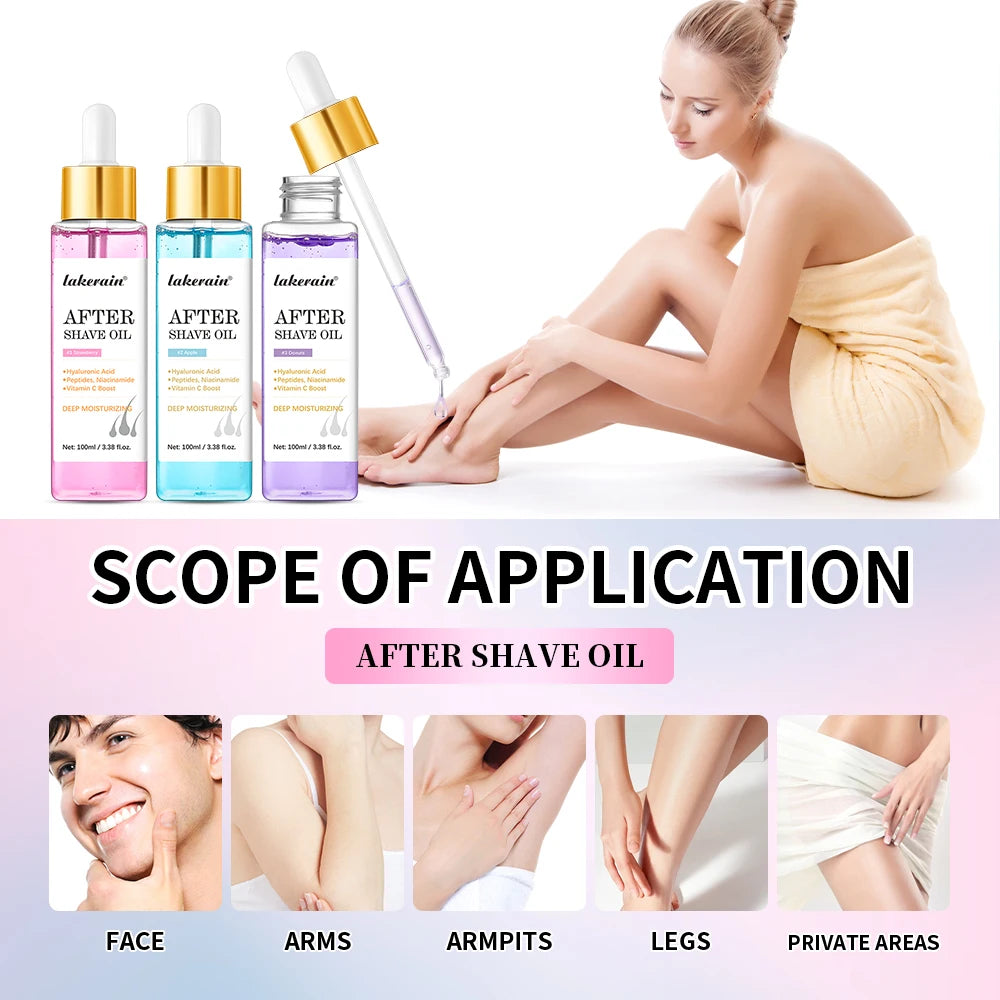 Strawberry After Shave Oil women For Smooth Skin Moisturizes Soft Serve Shave Oil Truly After Shave Oil Strawberry ﻿Skincare Peaceful Pleasures Health and Wellness