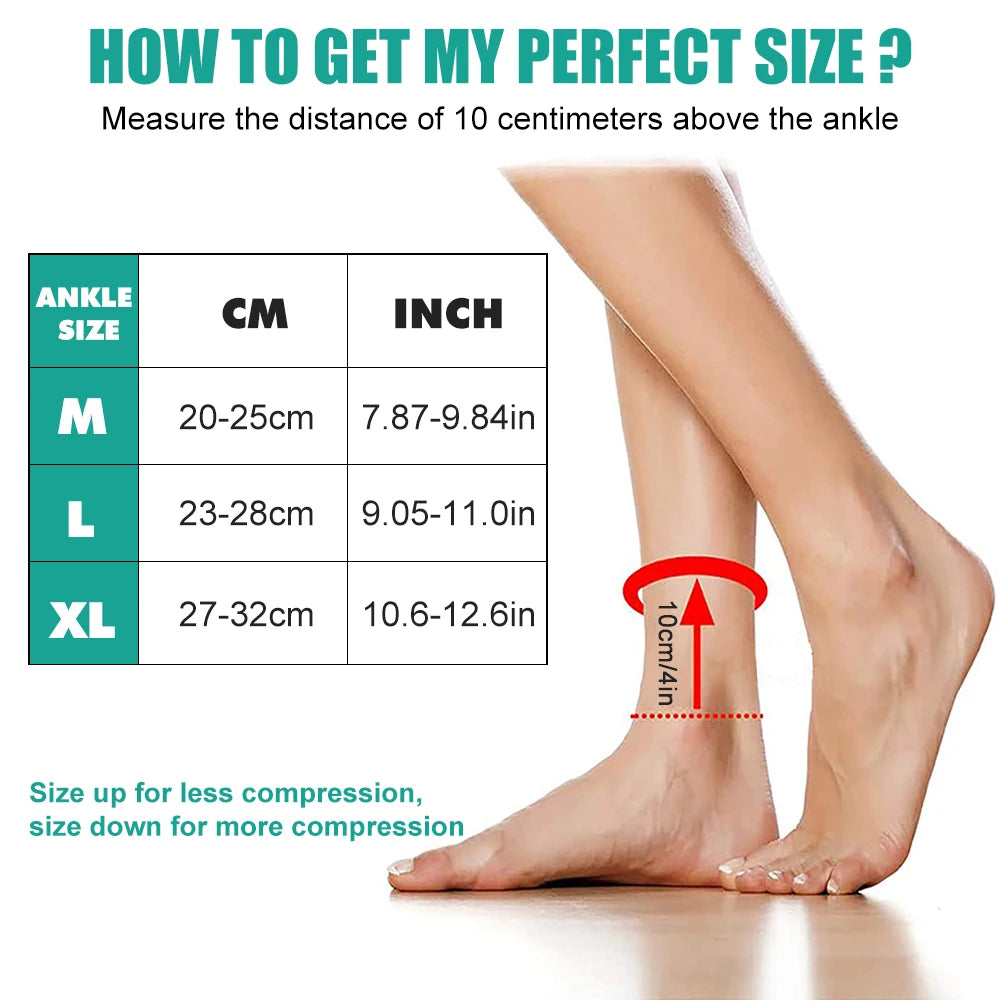 1PCS Sports Neoprene Ankle Support Sleeve, Ankle Pain Relief Support for Men and Women, Ideal for Sprains, Strains, Arthritis Peaceful Pleasures Health and Wellness