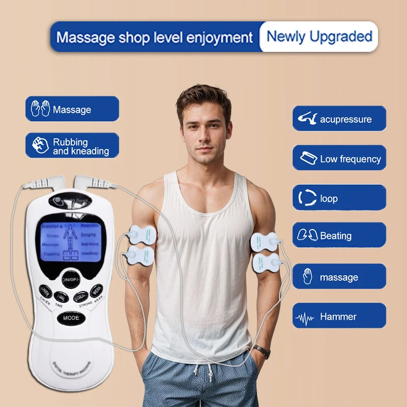 The Massager Features 8 Modes and 15 Intensity Levels, Suitable for Relaxing Muscles Throughout the Body, Especially after Exercise; Portable Design, Ideal for Athletes and Fitness Enthusiasts to Carry with Them; a Perfect Gi Peaceful Pleasures Health and Wellness