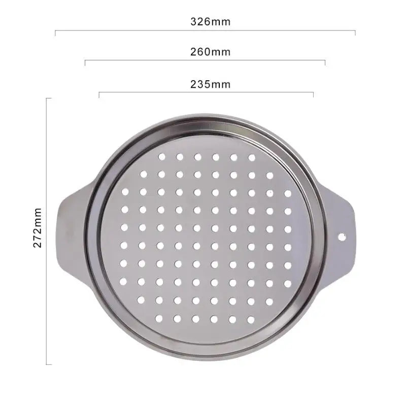 Stainless Steel Spaetzle Maker Lid & Spaghetti Strainer