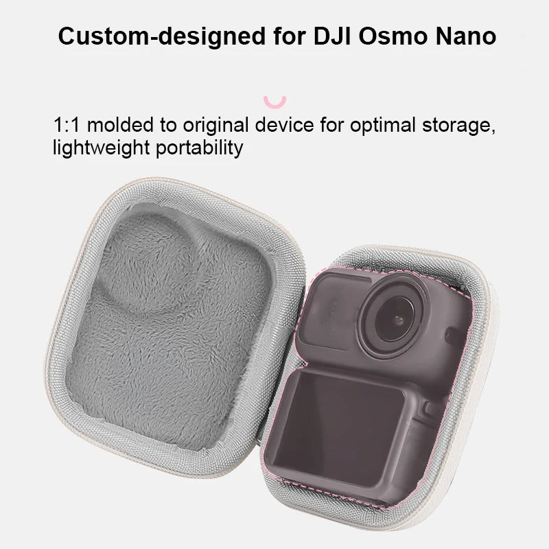 DJI Osmo Nano Storage Bag – PU Velvet Protective Case