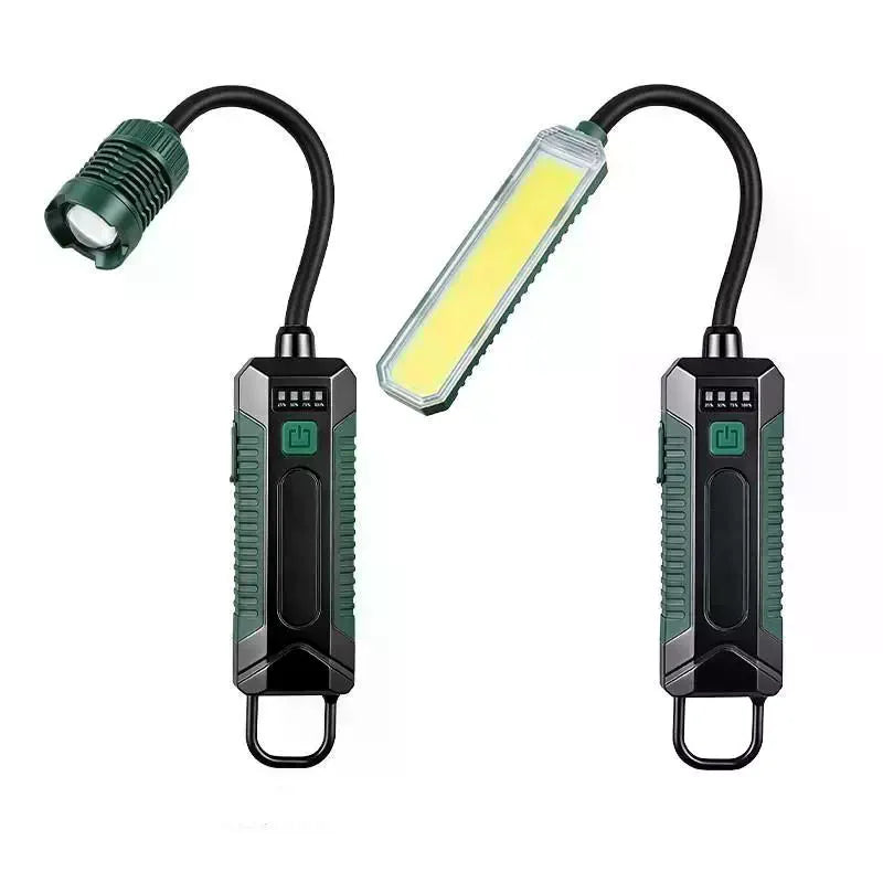 HELTC Magnetic LED Work Light | 360° Bendable COB Rechargeable
