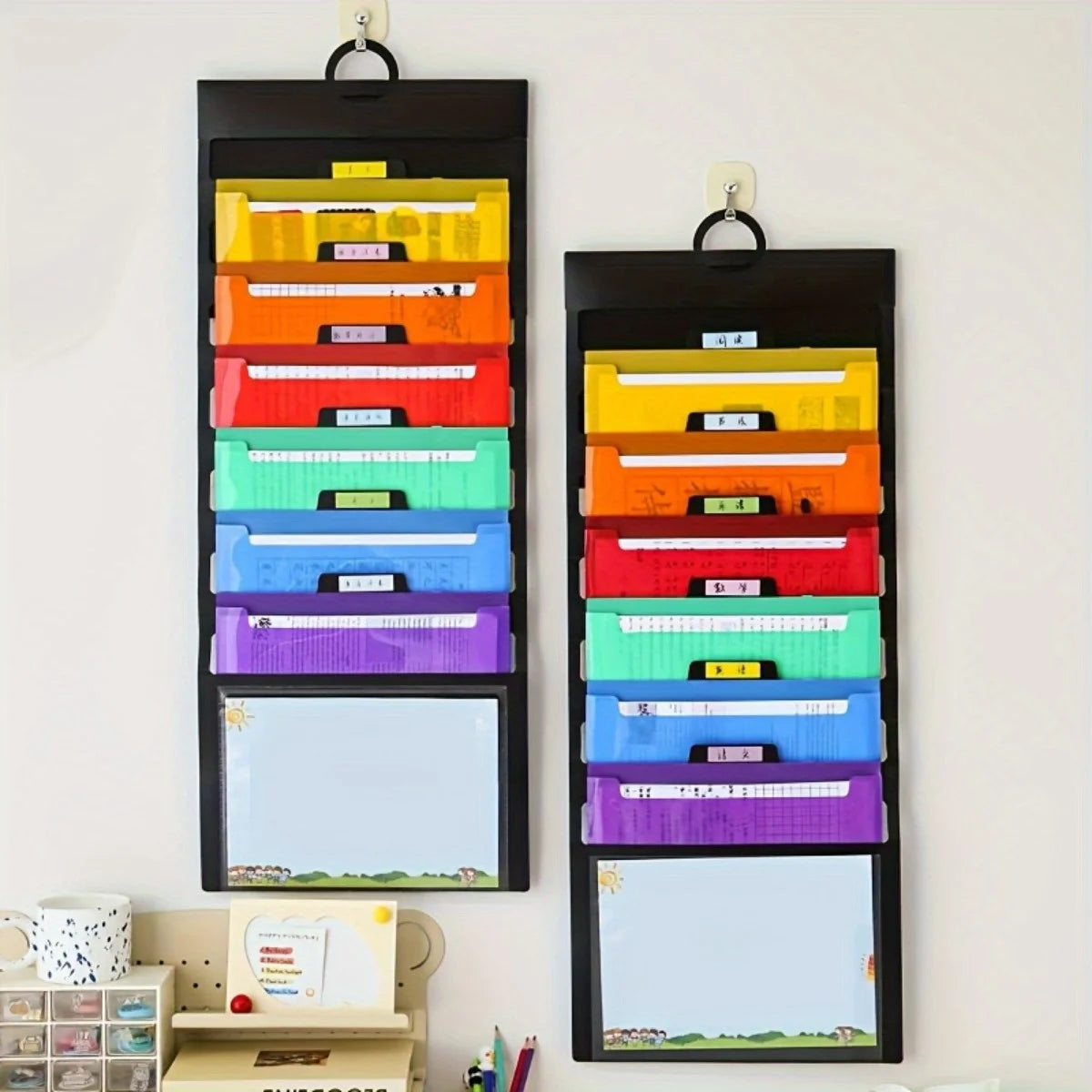 A4 Gradient 6-Pocket Expandable File Folder | Document Organizer
