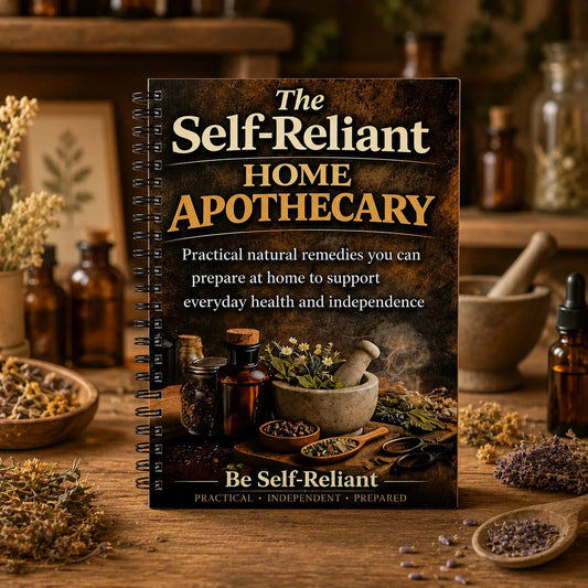 Self-reliant Home Apothecary Herbal Remedies Journal DIY Natural Peaceful Pleasures Health and Wellness
