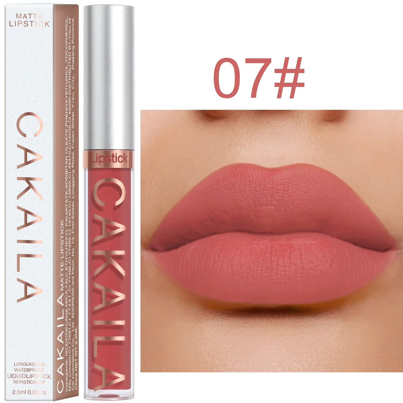 18-Color Matte Waterproof Lipstick – Non-Transfer Lip Gloss Set