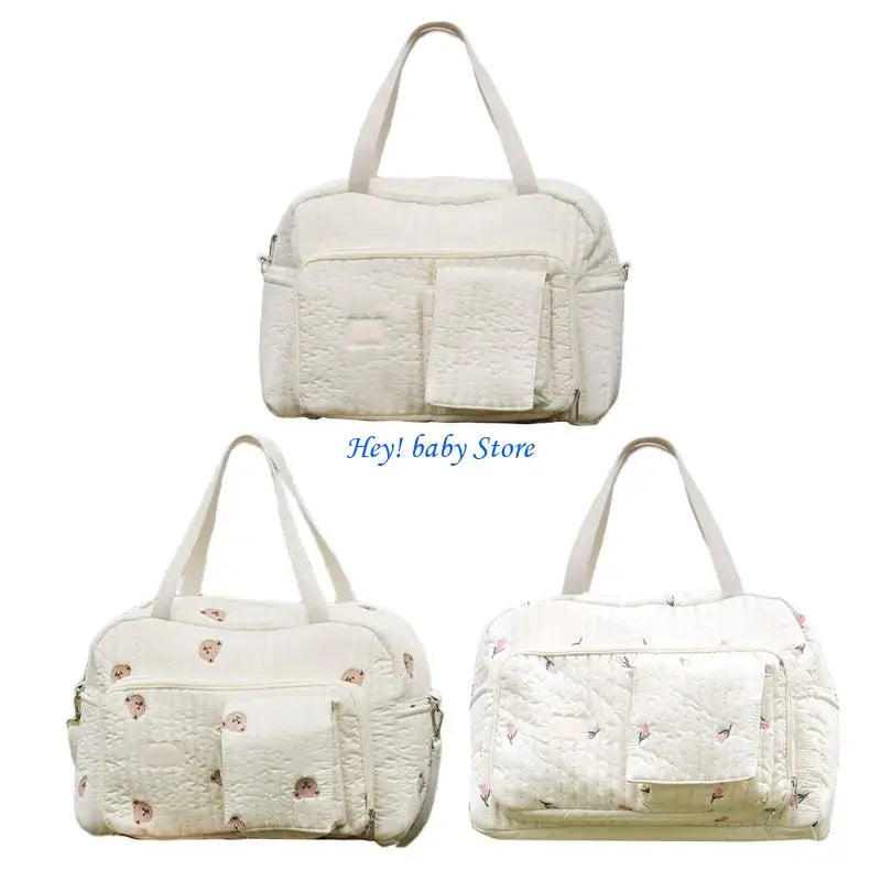 Embroidery Maternity Diaper Bag | Shoulder, Tote & Crossbody