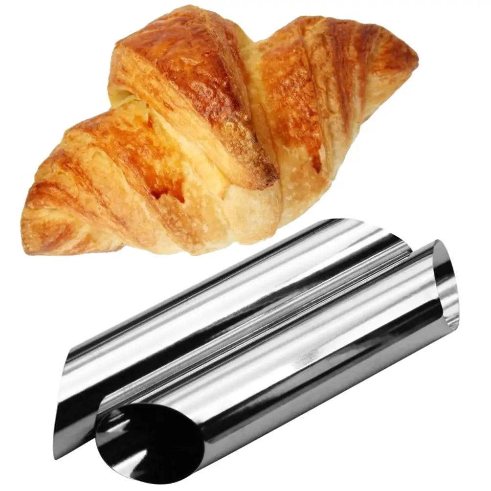 Stainless Steel Bread Mould, Croissant Two-Way Round Tube Croissant Mould Cone Bread Tube Baking Molds for Pastry Desserts Peaceful Pleasures Health and Wellness
