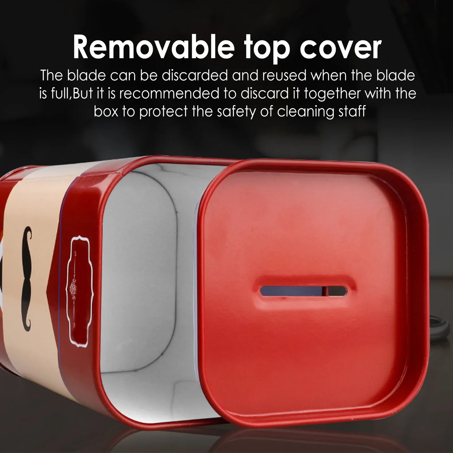 Razor Blade Disposal Box – Safe Stainless Steel Recycling Case