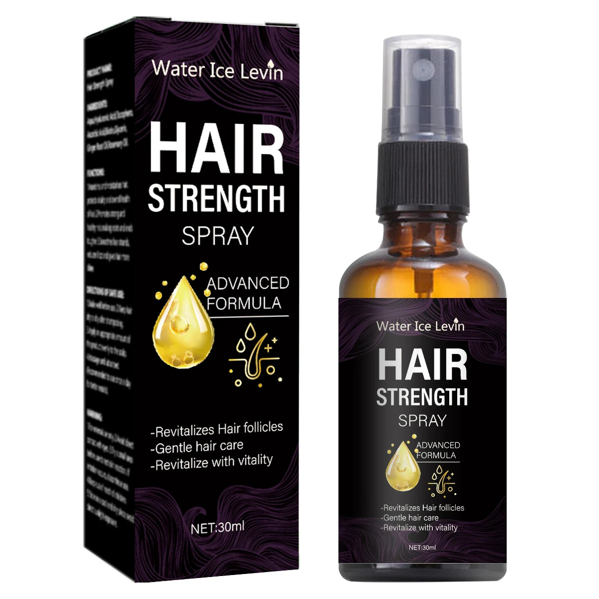 Biotin & Ginger Oil Hair Strength Spray – Frizz Control Mist