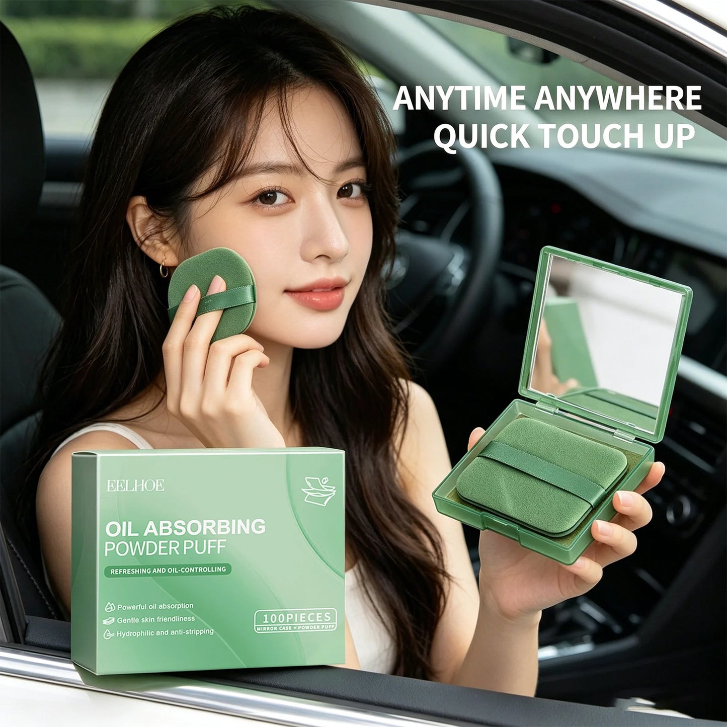 Facial Oil Absorbing Paper Remove Stains Powerful Oil Absorption Refreshing Reduce Reflection 3-in-1 Oil Control Blotting Sheets Peaceful Pleasures Health and Wellness