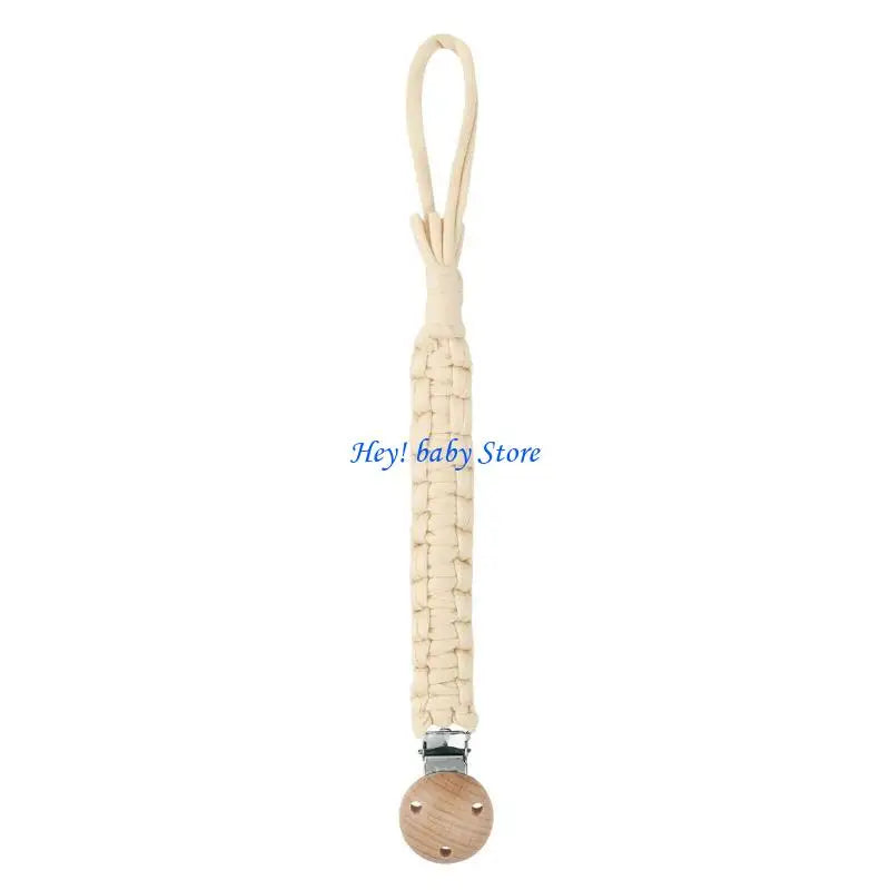 Handmade Crochet Pacifier Clip | Cotton Baby Dummy Chain
