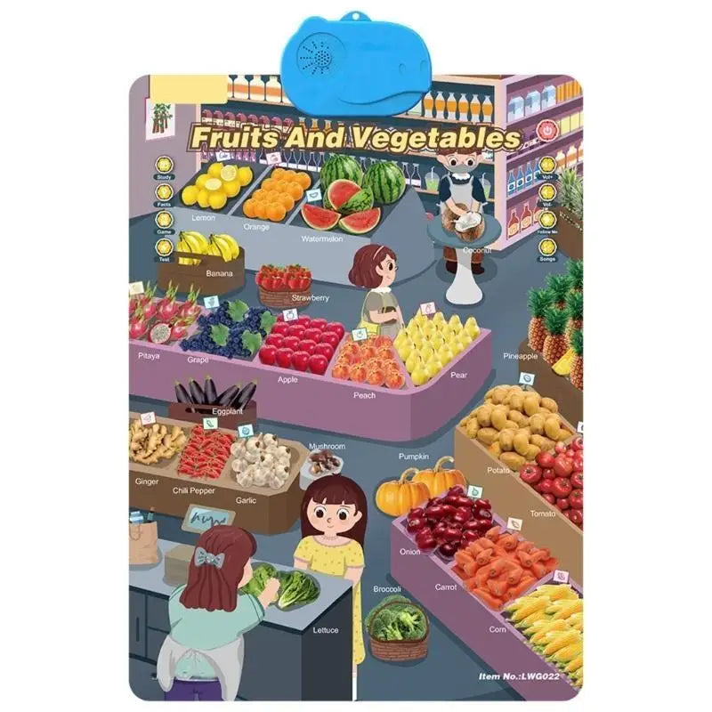 Talking ABC Wall Chart for Kids – Interactive Learning Toy