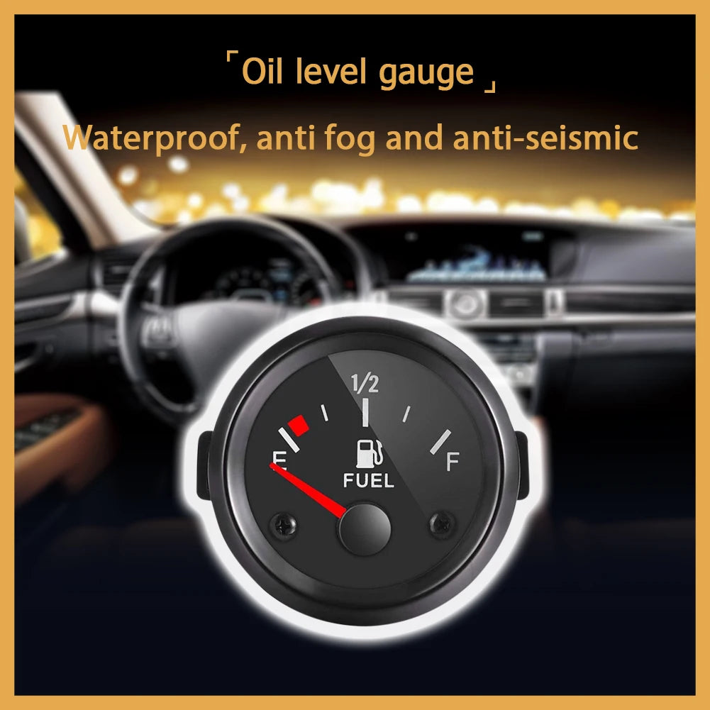 Universal Fuel Level Gauge 12/24V IP67 Waterproof for RV, Boat & Truck Peaceful Pleasures Health and Wellness