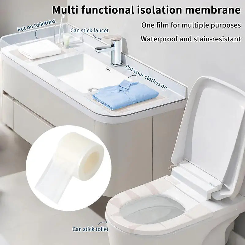 1roll Dirt-proof Isolation Membrane Tattoo Film Barrier Travel Toilet Seat Pads Isolation Film Protective Film Plastic Tape Peaceful Pleasures Health and Wellness
