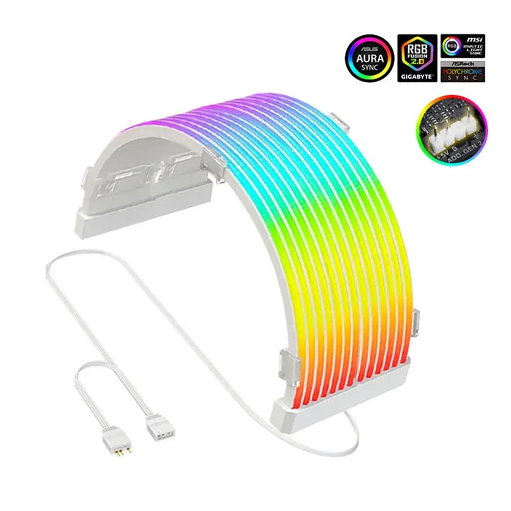 Fanmuran ARGB LED Light Bar – ATX 24-Pin GPU Cable Cover