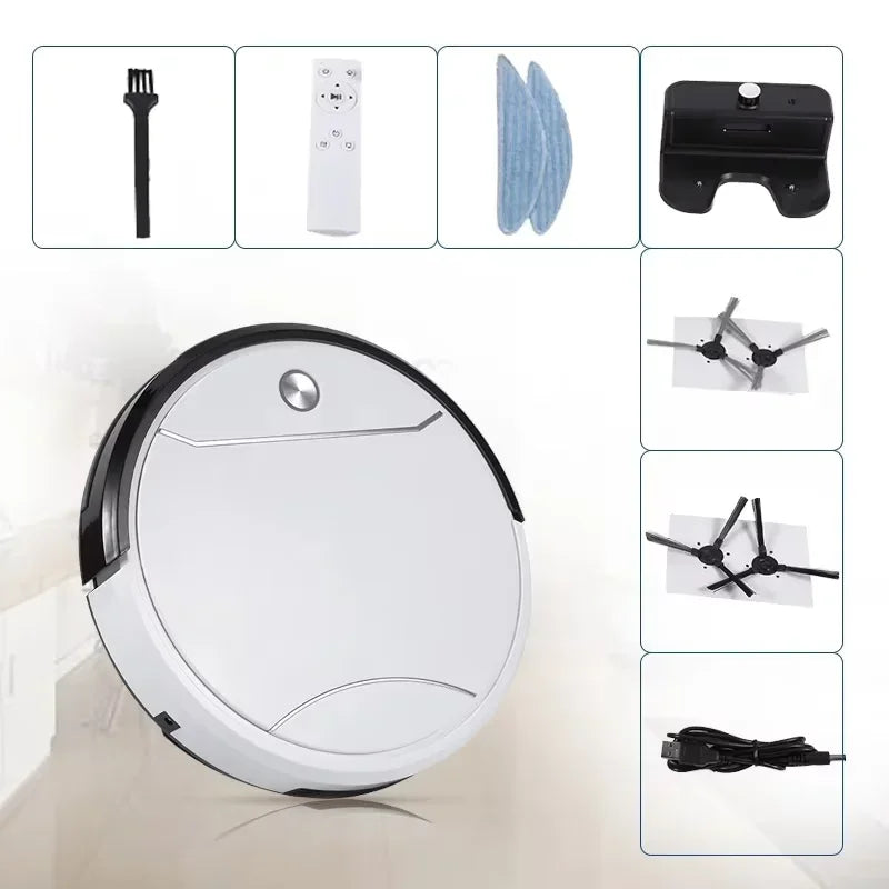 GUOHE 3-in-1 Robot Vacuum – Auto Dock, Mop & 2000Pa Suction