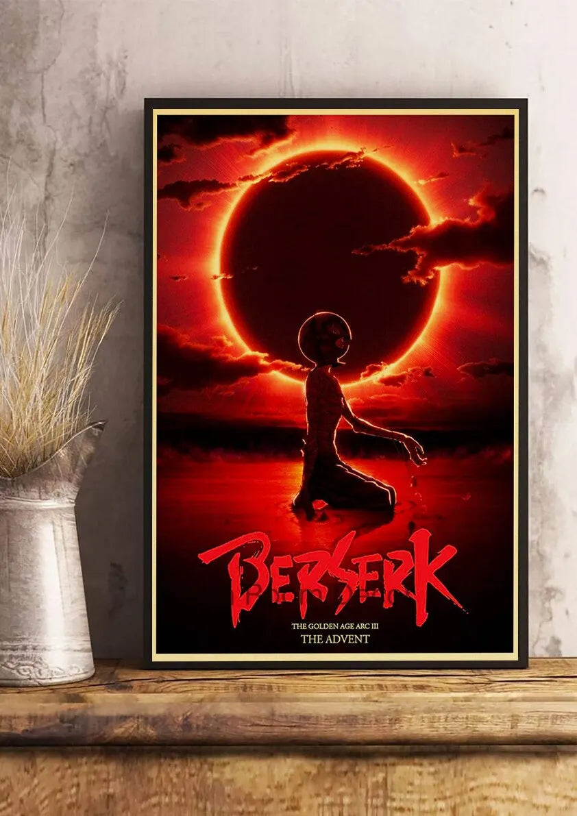 Berserk Anime Canvas Wall Art Retro Poster | Home Décor