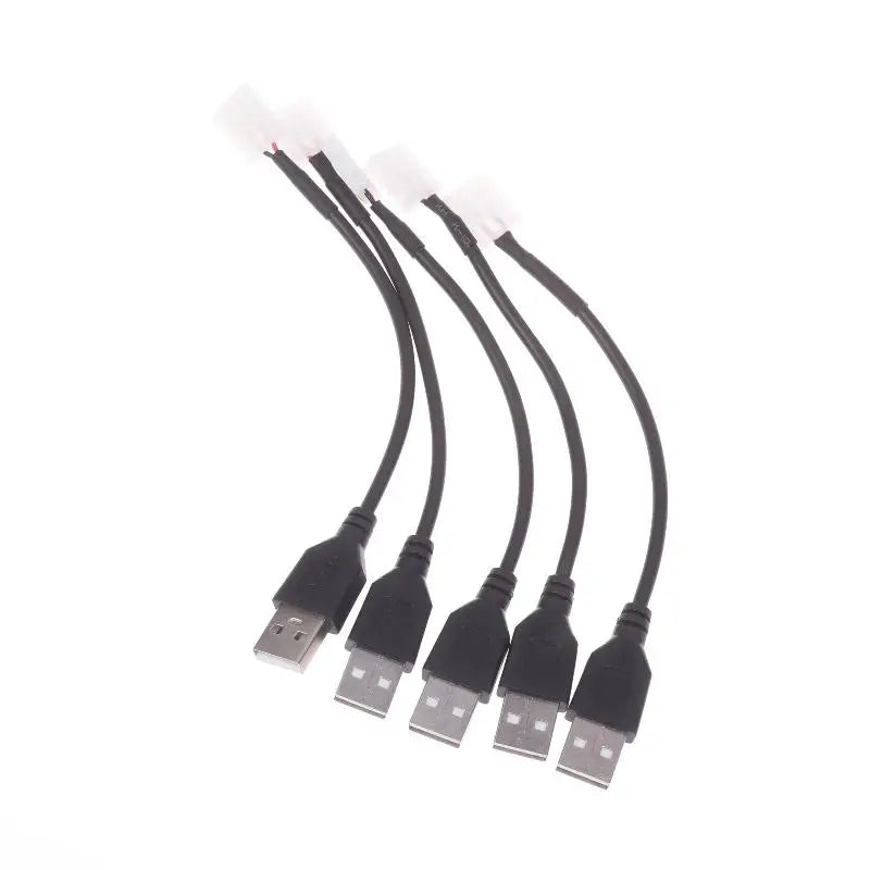 5Pcs/pack USB Cable Connector To 2pin 8/10mm Free Welding LED Strip Connector LED Ribbon Strip Light Adaptor DIY Accessories Peaceful Pleasures Health and Wellness