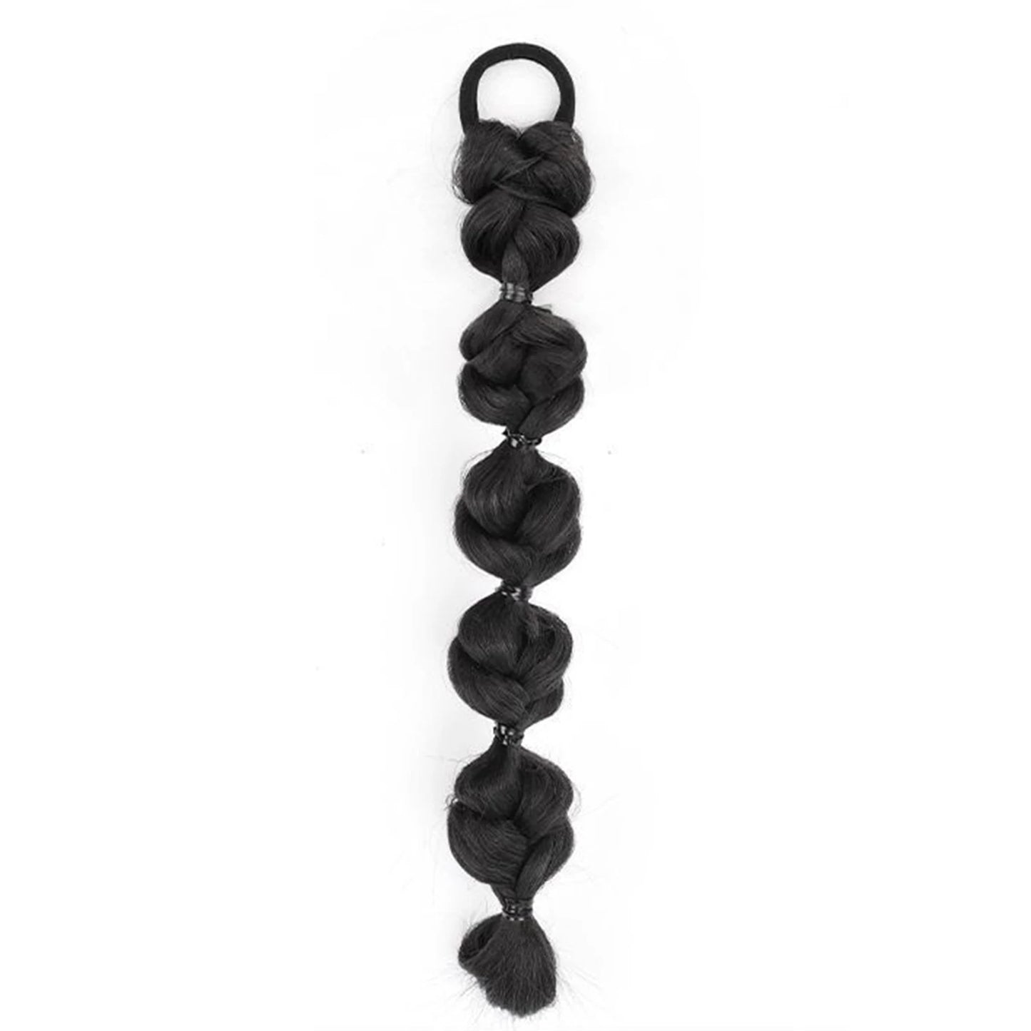 Synthetic Bubble Braid Ponytail Extension | Heat-Resistant Wig