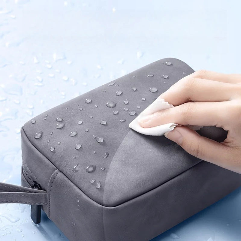 Waterproof Travel Tech Organizer – Large Cable & Gadget Bag Travel Cable Organizer Peaceful Pleasures Health and Wellness