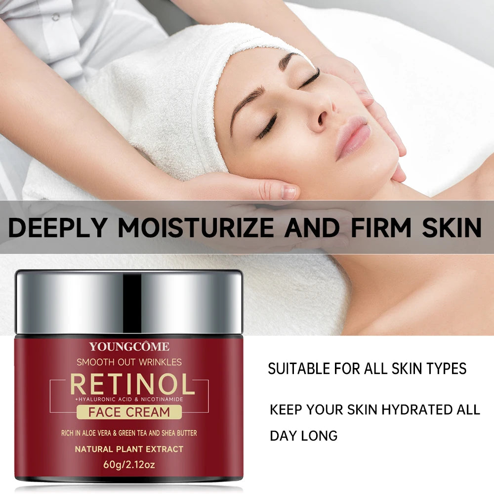 Retinol Lifting Firming Cream Repairing Moisturizing Nourishing Cream Brightening Skin Facial Cream Anti-Aging Face Skin Care Peaceful Pleasures Health and Wellness
