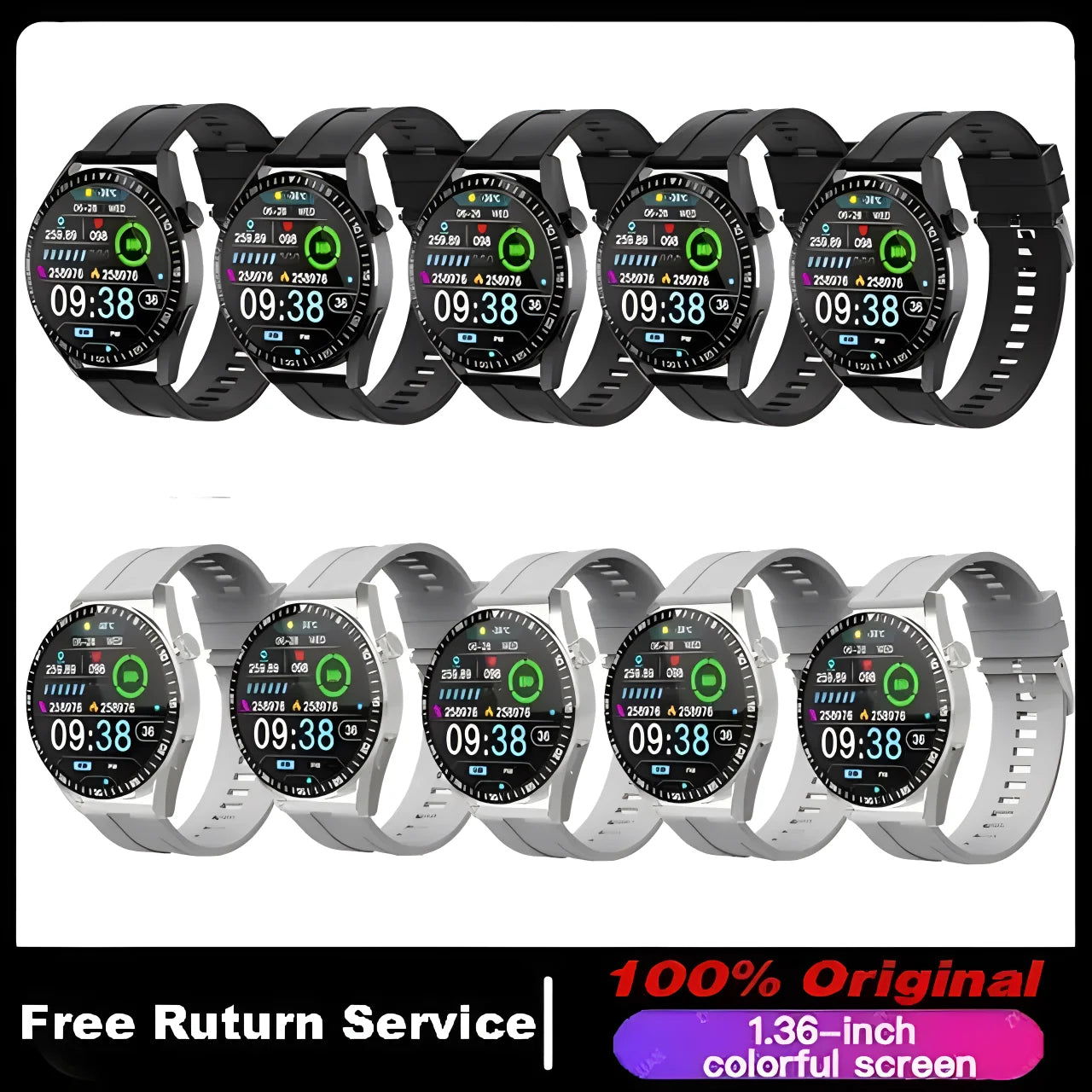 Pro Smart Watch Men Women AMOLED 420*420 HD Screen Heart Rate Bluetooth Call Waterproof relojes inteligentes SmartWatch 2023 Peaceful Pleasures Health and Wellness 5Bk5Wh NEW GT3