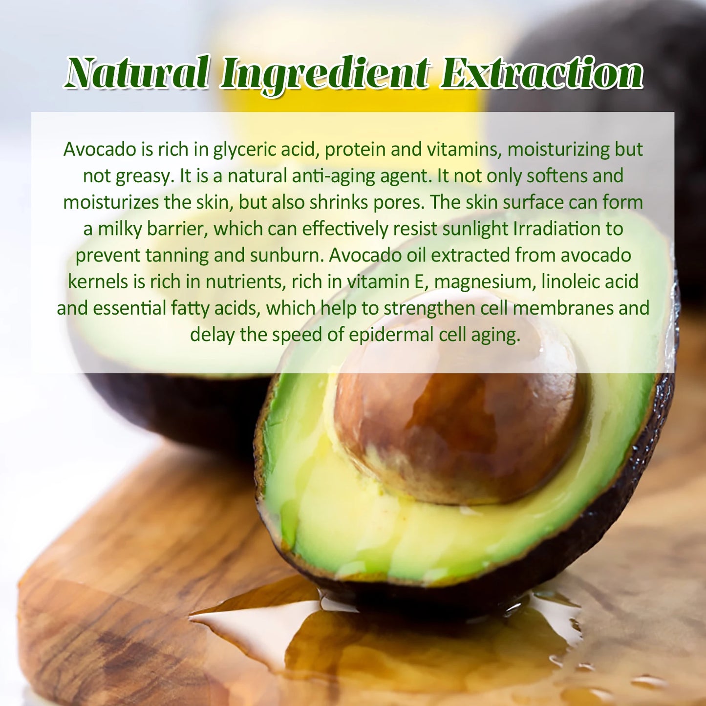 Avocado Face Serum 30ml | Anti-Aging & Moisturizing Essence