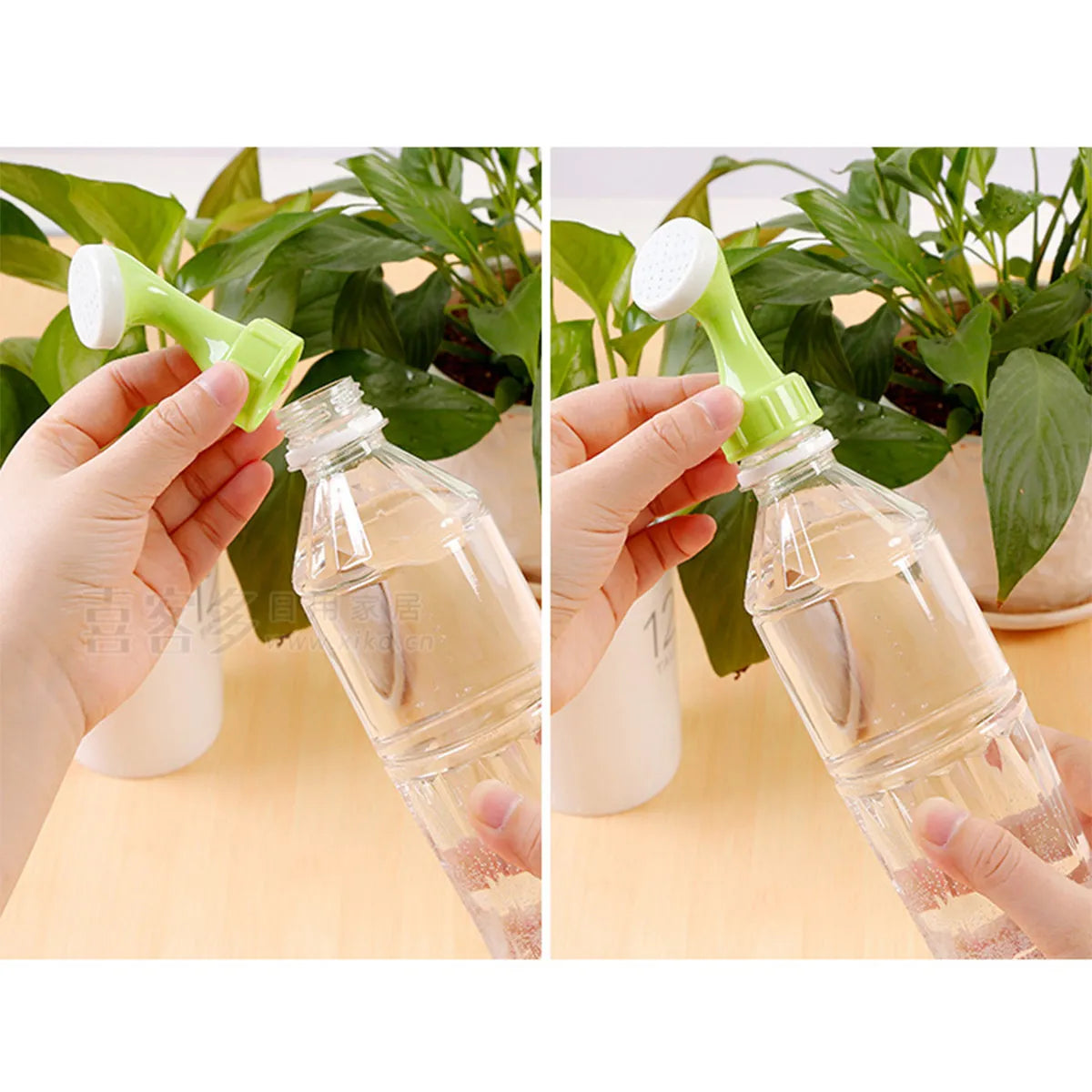 2pcs Watering Nozzle For Plants Sprinkler Nozzle Plastic Garden Tool Angled Spout Durable Pp Material Gardening Supplies Peaceful Pleasures Health and Wellness Default Title