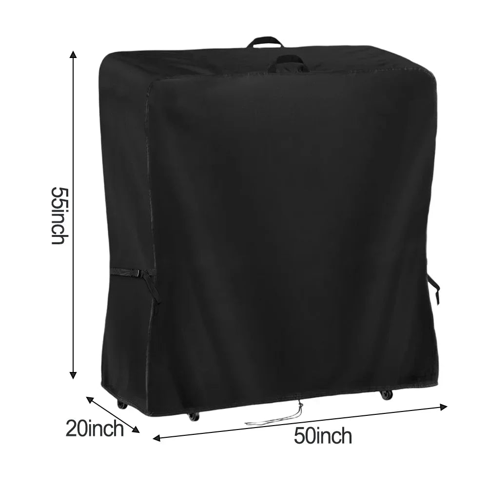 Waterproof Outdoor TV Cart Cover | Heavy Duty Oxford Cloth 45–50"