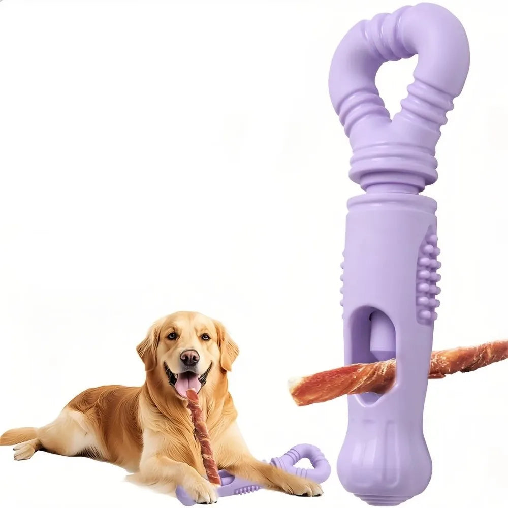 New Rotating Design Dogs Chew Stick Easy to Clean Soft Dogs Aviod Choking Rotating Food Container All Breeds Peaceful Pleasures Health and Wellness