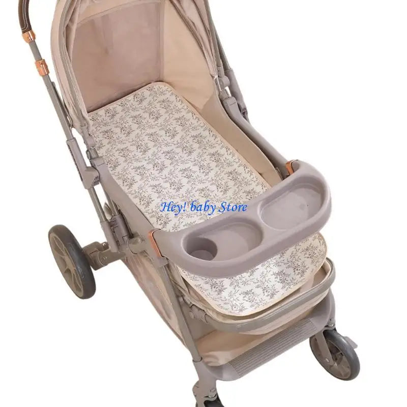 Cotton Crepe Baby Stroller Nappy Pad – Soft Waterproof Cushion